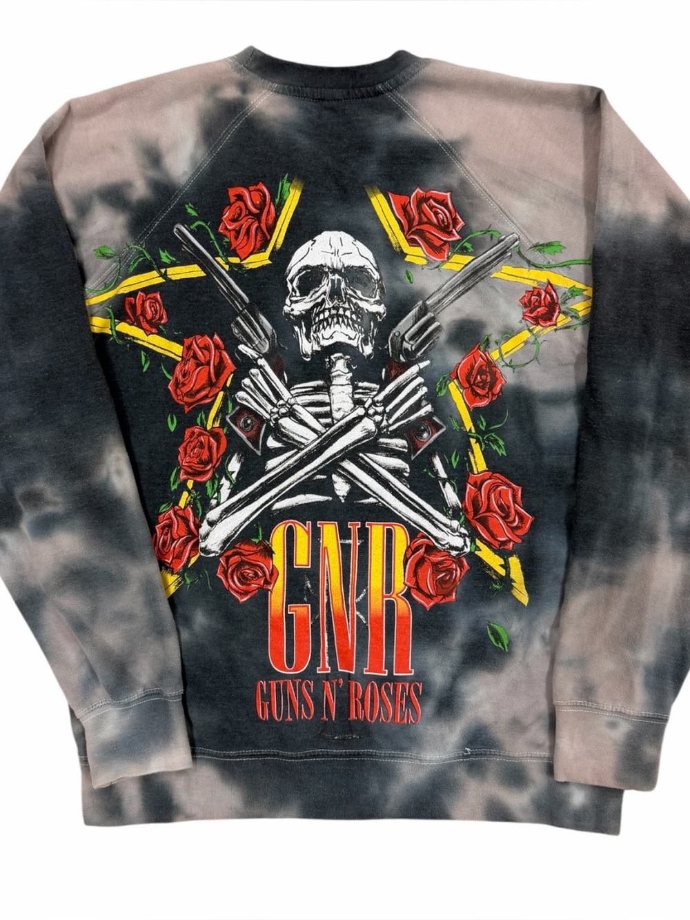Guns N' Roses Tie Dye Crewneck Sweatshirt